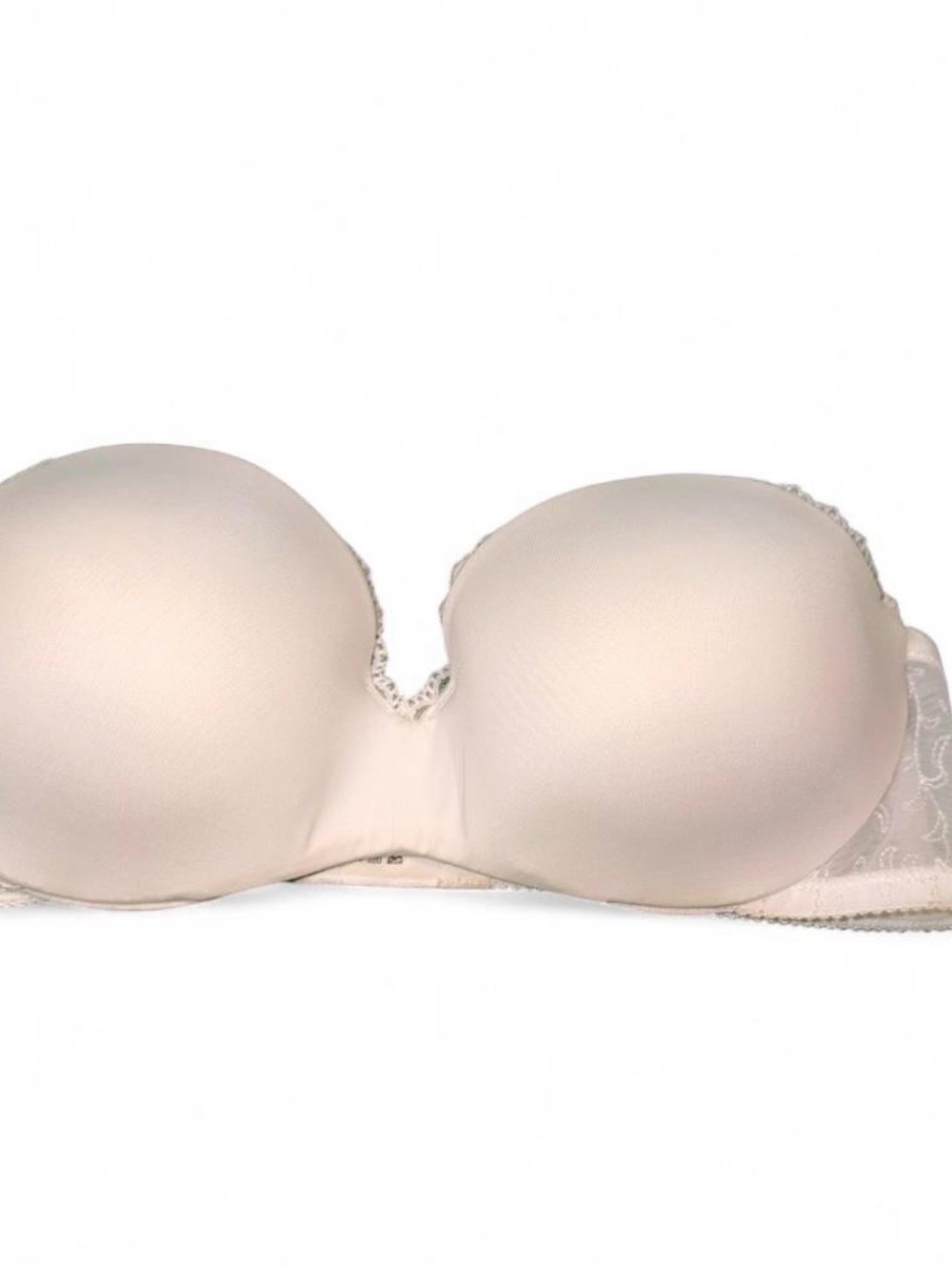 Vanity Fair Strapless white Smooth Push-Up Bra